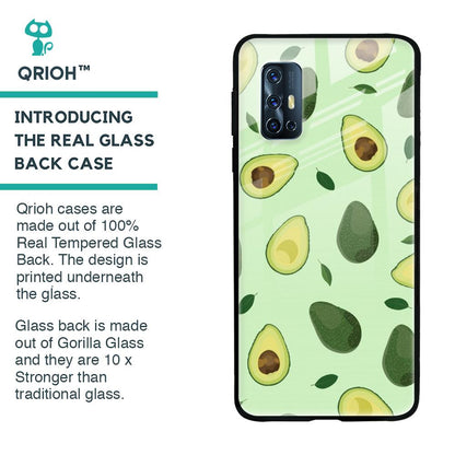 Pears Green Glass Case For Vivo V17