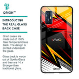 Race Jersey Pattern Glass Case For Vivo V17