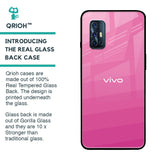 Pink Ribbon Caddy Glass Case for Vivo V17