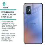 Blue Aura Glass Case for Vivo V17