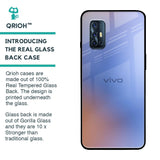 Blue Aura Glass Case for Vivo V17