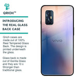 Blue Mauve Gradient Glass Case for Vivo V17