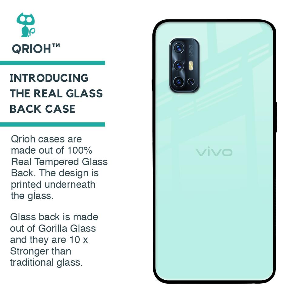 Teal Glass Case for Vivo V17