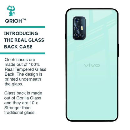 Teal Glass Case for Vivo V17