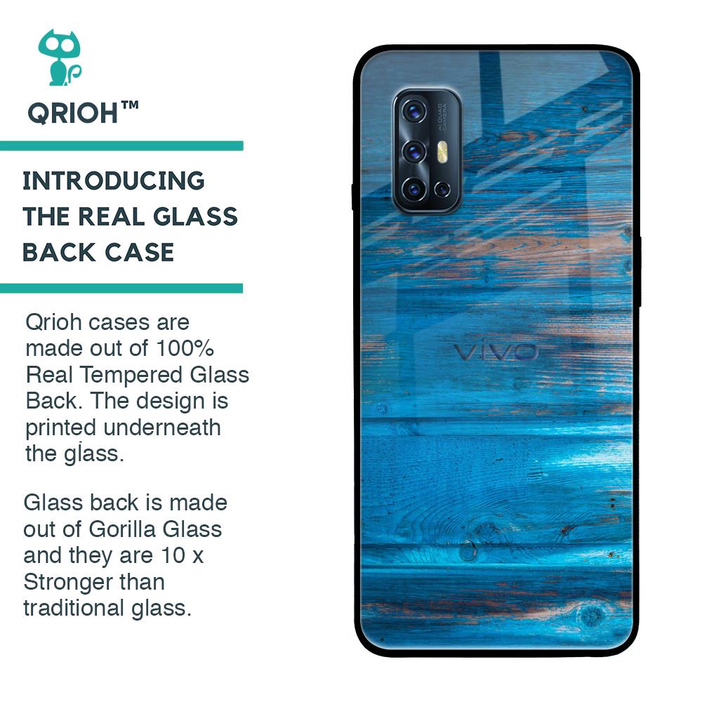 Patina Finish Glass case for Vivo V17