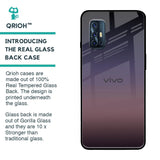 Grey Ombre Glass Case for Vivo V17