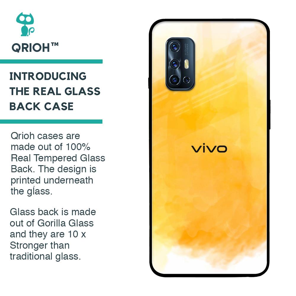 Rustic Orange Glass Case for Vivo V17