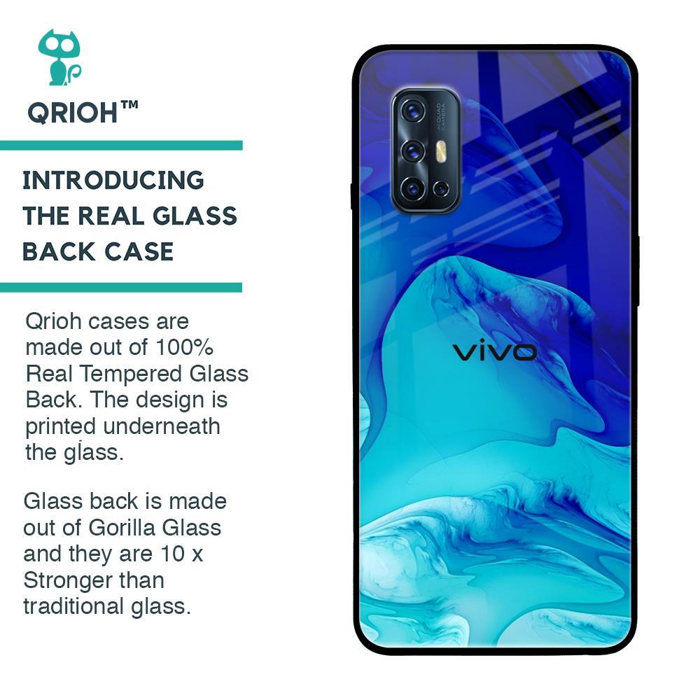 Raging Tides Glass Case for Vivo V17