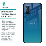 Celestial Blue Glass Case For Vivo V17