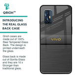 Grey Metallic Glass Case For Vivo V17