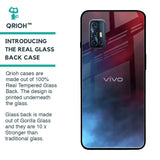 Smokey Watercolor Glass Case for Vivo V17