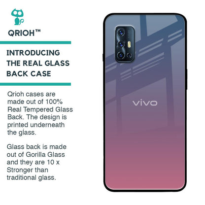 Pastel Gradient Glass Case for Vivo V17