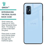 Pastel Sky Blue Glass Case for Vivo V17
