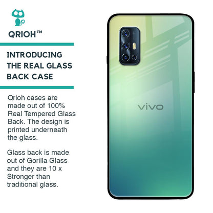 Dusty Green Glass Case for Vivo V17