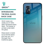 Sea Theme Gradient Glass Case for Vivo V17