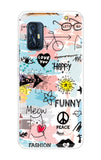 Happy Doodle Vivo V17 Back Cover