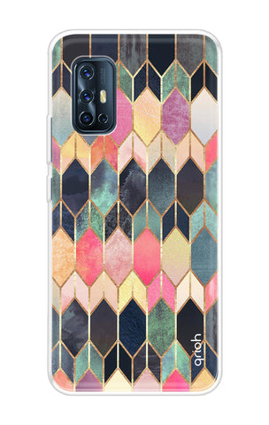 Shimmery Pattern Vivo V17 Back Cover