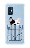 Cute Dog Vivo V17 Back Cover