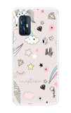 Unicorn Doodle Vivo V17 Back Cover