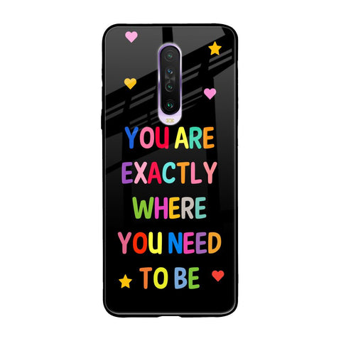 Magical Words Xiaomi Redmi K30 Glass Back Cover Online