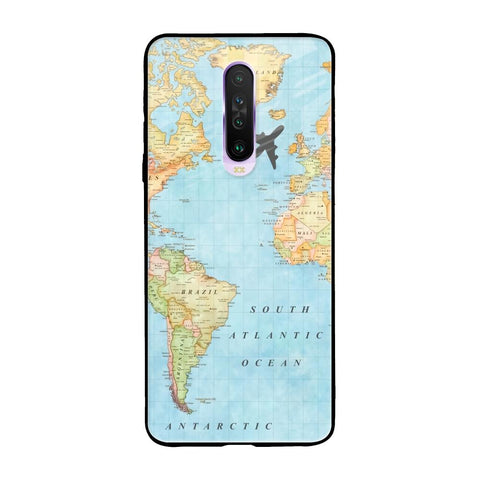Travel Map Xiaomi Redmi K30 Glass Back Cover Online
