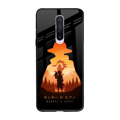 Luffy One Piece Xiaomi Redmi K30 Glass Back Cover Online