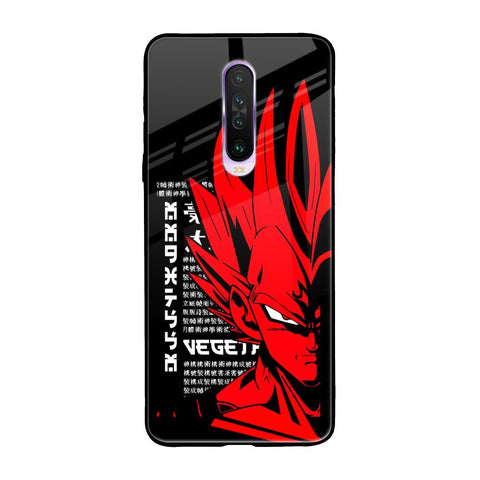 Red Vegeta Xiaomi Redmi K30 Glass Back Cover Online