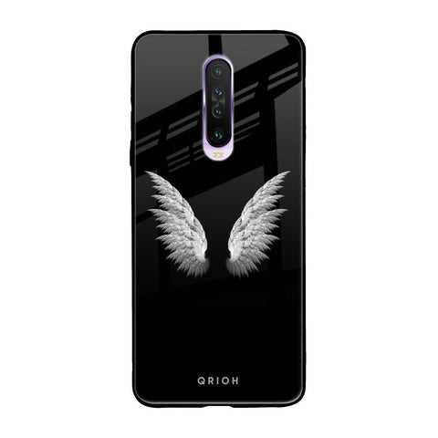 White Angel Wings Xiaomi Redmi K30 Glass Back Cover Online
