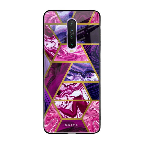 Electroplated Geometric Marble Xiaomi Redmi K30 Glass Back Cover Online