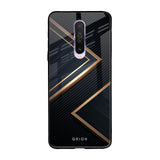Sleek Golden & Navy Xiaomi Redmi K30 Glass Back Cover Online