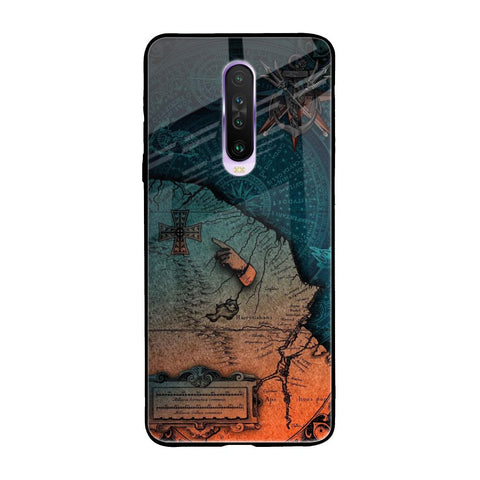Geographical Map Xiaomi Redmi K30 Glass Back Cover Online