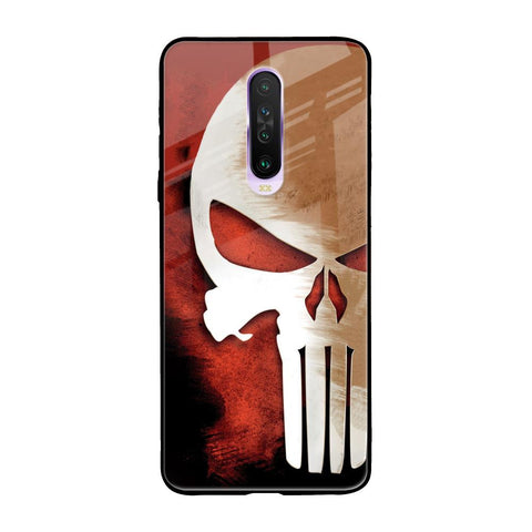Red Skull Xiaomi Redmi K30 Glass Back Cover Online