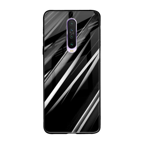Black & Grey Gradient Xiaomi Redmi K30 Glass Cases & Covers Online