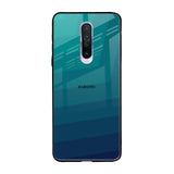 Green Triangle Pattern Xiaomi Redmi K30 Glass Back Cover Online