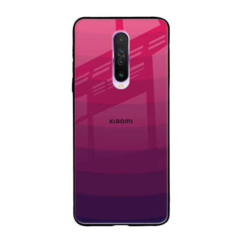 Wavy Pink Pattern Xiaomi Redmi K30 Glass Back Cover Online