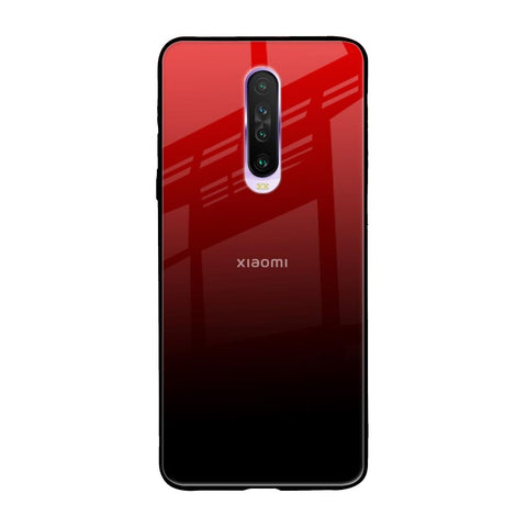 Maroon Faded Xiaomi Redmi K30 Glass Back Cover Online