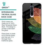 Colorful Leaves Glass Case for Xiaomi Redmi K30