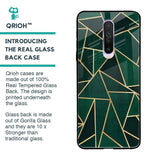 Abstract Green Glass Case For Xiaomi Redmi K30