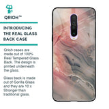 Pink And Grey Marble Glass Case For Xiaomi Redmi K30