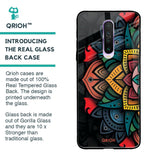 Retro Gorgeous Flower Glass Case for Xiaomi Redmi K30