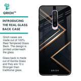 Sleek Golden & Navy Glass Case for Xiaomi Redmi K30