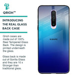 Blue Rhombus Pattern Glass Case for Xiaomi Redmi K30