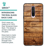 Wooden Planks Glass Case for Xiaomi Redmi K30