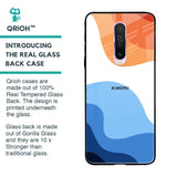 Wavy Color Pattern Glass Case for Xiaomi Redmi K30