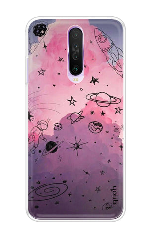 Space Doodles Art Xiaomi Redmi K30 Pro Back Cover