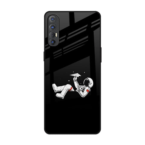 Space Traveller Oppo Reno 3 Pro Glass Back Cover Online