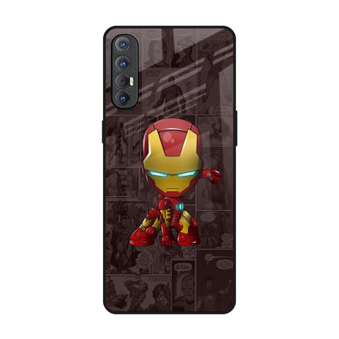 Angry Baby Super Hero Oppo Reno 3 Pro Glass Back Cover Online