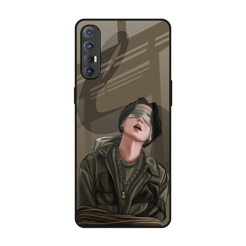 Blind Fold Oppo Reno 3 Pro Glass Back Cover Online