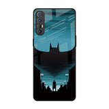 Cyan Bat Oppo Reno 3 Pro Glass Back Cover Online