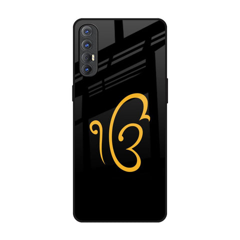 Luxury Fashion Initial Oppo Reno 3 Pro Glass Back Cover Online